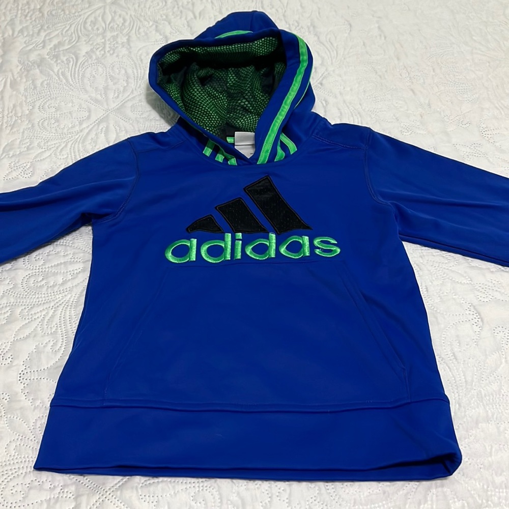 Adidas hooded sweater boy size 5